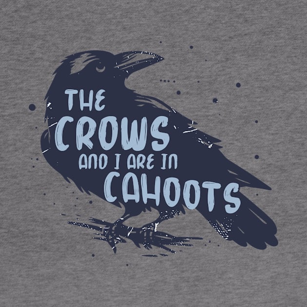 Crow Friend T-Shirt, Corvid Tee, Gifts for Bird Lovers, Crows and Ravens, Birdwatching Gift by CreativeSalek